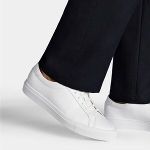 Suitsupply Classic White Leather Sneakers